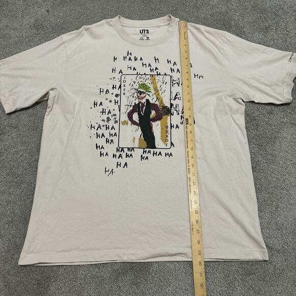 Uniqlo x Jean Michel Basquiat x Warner Bros Shirt Batman The Joker Art Size L - Picture 4 of 8